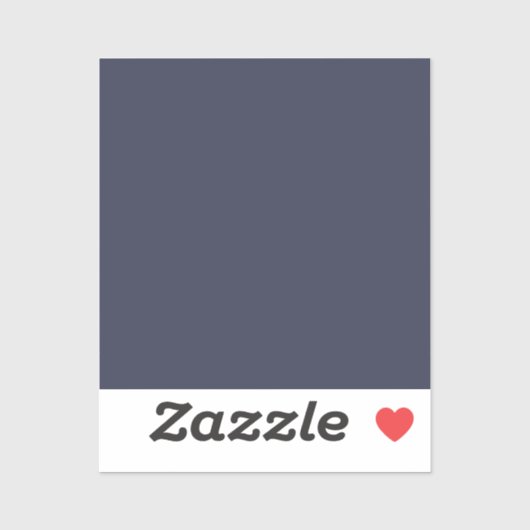 Create Your Own dark gray blue customizable Sticker (Vel)
