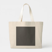 Create Your Own dark gray Custom Design Grote Tote Bag (Achterkant)