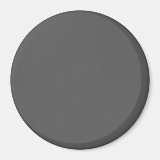Create Your Own dark gray Custom Design Magneet (Voorkant)