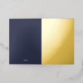 Create Your Own dark gray Custom personalized Folie Feestdagenkaart (Buiten Laag)