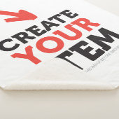 CREATE-YOUR-OWN DIY Custom upload your design Sherpa Deken (3/4)