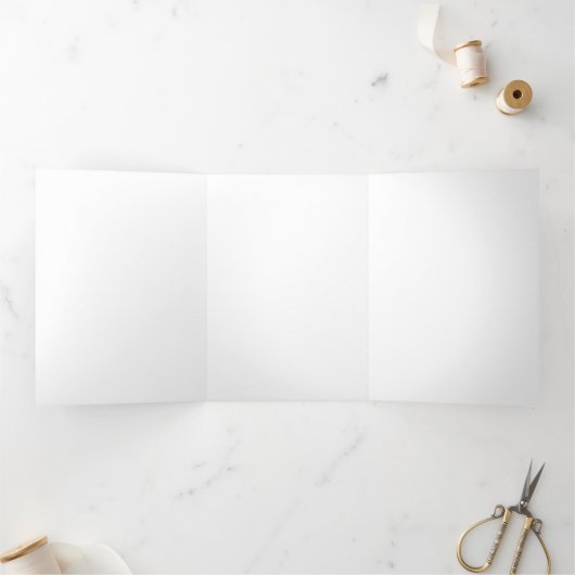 Create Your Own - Drieluik Uitnodiging (Binnen)