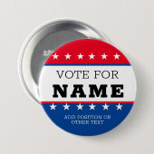 Create Your Own Election Design Campaign Button (Voorkant /achterkant)