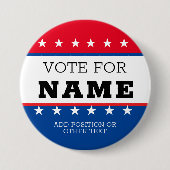 Create Your Own Election Design Campaign Button (Voorkant)