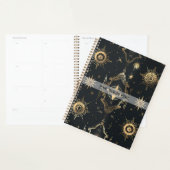 Create Your Own Elegant Gold Fairy Stars Black (Devant avec enveloppe)