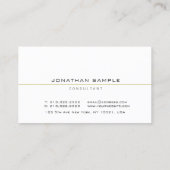 Create Your Own Elegant Modern Simple Template Visitekaartje (Achterkant)