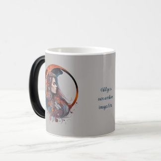 Create Your Own Floral Boho Autumn Moon Magische Mok