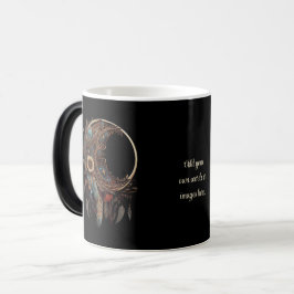 Create Your Own Floral Paisley Boho Moon Magische Mok