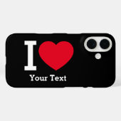 Create Your Own Funny I love  Case-Mate iPhone Case (Achterkant (horizontaal))
