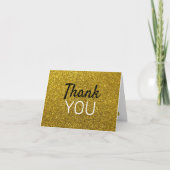Create Your Own Golden Folded Note Card (Devant)