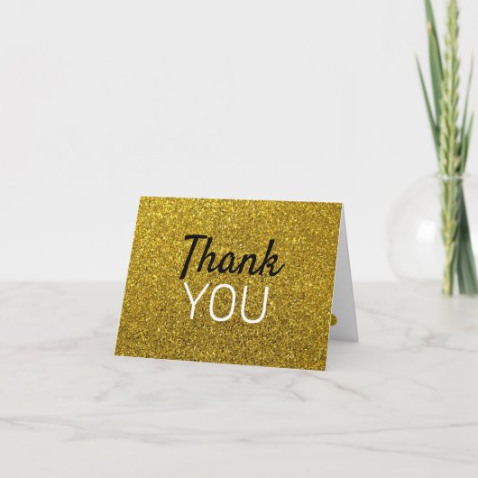 Create Your Own Golden Folded Note Card (Devant)