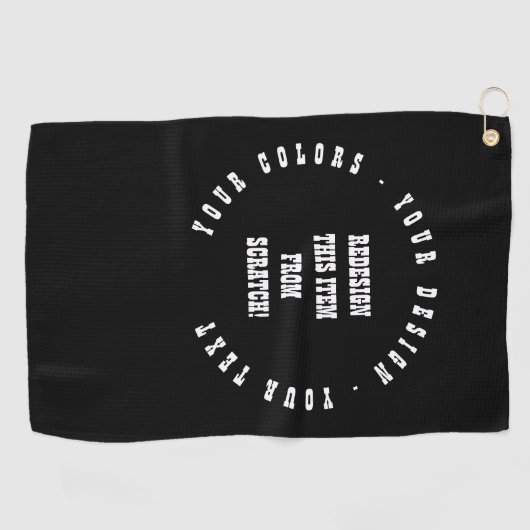 Create Your Own Golfhanddoek (Horizontaal)