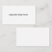 Create your own informatiekaartje (Voorkant / Achterkant)