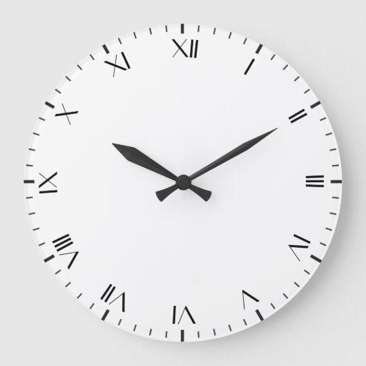 Create your own large clock grote klok (Voorkant)