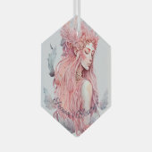 Create Your Own Lunar Love Magic Goddess Glas Ornament (Voorkant Rechts)