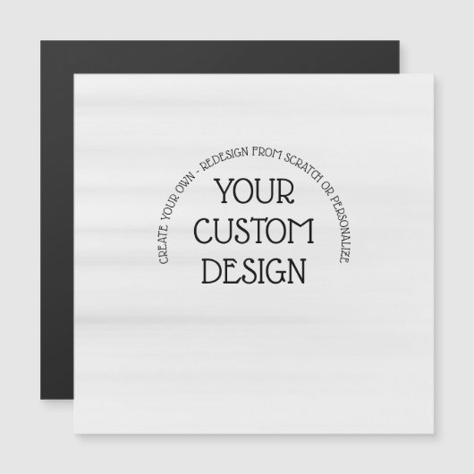 Create Your Own Magnetic Card (Voorkant / Achterkant)