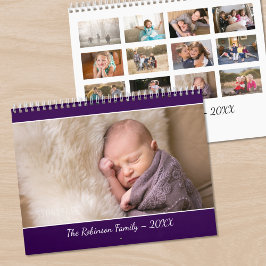Create Your Own Modern Purple Cover Photo Kalender