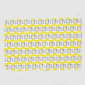 Create Your Own No Minimums Custom Logo Golfhanddoek (Horizontaal)