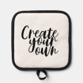 Create your own pannenlap (Voorkant)