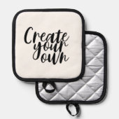 Create your own pannenlap (Voorkant / Achterkant)