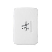 Create Your Own Personalize Monogram Badmat (Voorkant Verticaal)