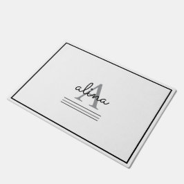 Create Your Own Personalize Monogram Deurmat
