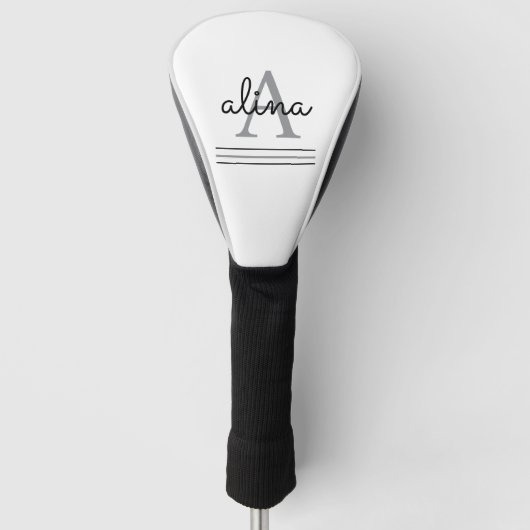 Create Your Own Personalize Monogram  Golfheadcover (Voorkant)