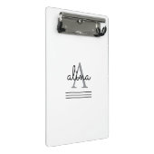 Create Your Own Personalize Monogram Mini Klembord (Schuin)