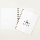 Create Your Own Personalize Monogram Spiral Planner (Display)