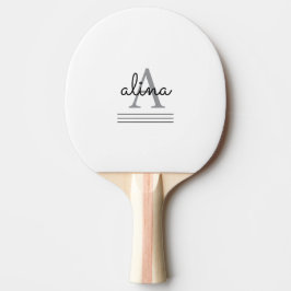 Create Your Own Personalize Monogram  Tafeltennisbatje