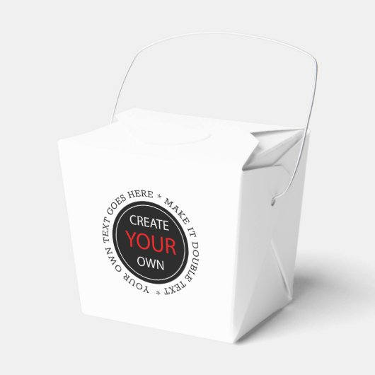 Create Your Own - Personalized, branded / Custom Bedankdoosjes (Voorkant Zijde)