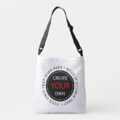 Create Your Own - Personalized, branded / Custom Crossbody Tas (Achterkant)