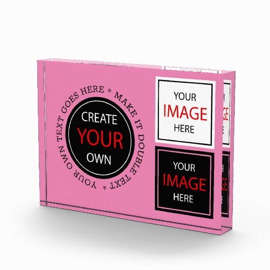 Create Your Own - Personalized, branded / Custom Fotoblokken (Rechts)