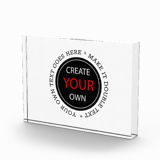 Create Your Own - Personalized, branded / Custom Fotoblokken (Rechts)