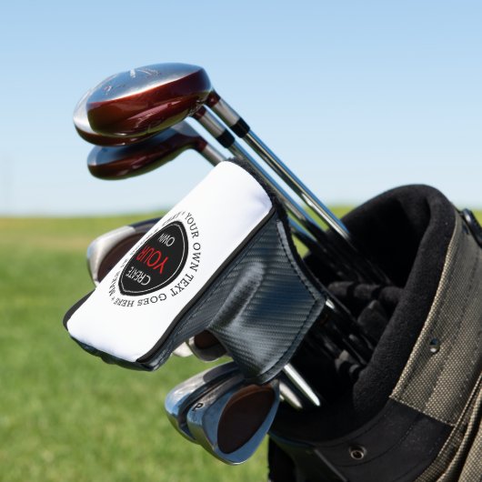 Create Your Own - Personalized, branded / Custom Golfheadcover (Insitu)