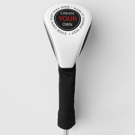 Create Your Own - Personalized, branded / Custom Golfheadcover (Voorkant)