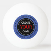 Create Your Own - Personalized, branded / Custom Pingpongballen (Achterkant)