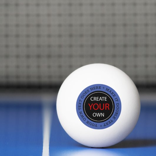 Create Your Own - Personalized, branded / Custom Pingpongballen (Net)