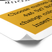 Create Your Own - Personalized, branded / Custom Poster (Hoek)