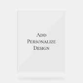 Create Your Own Personalized Custom  Acryl Bord (Voorkant)