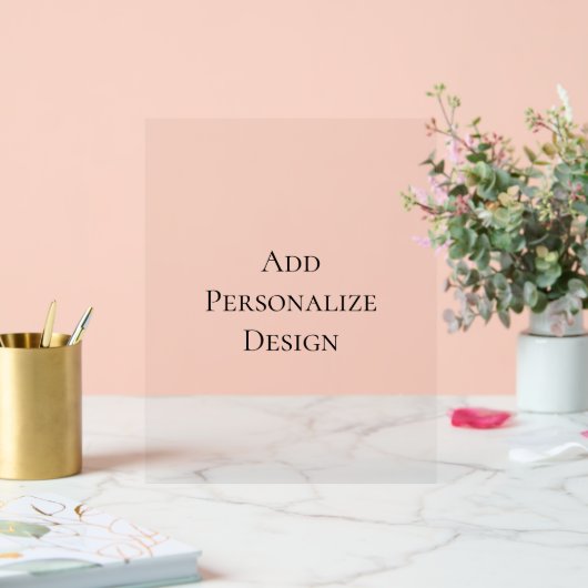 Create Your Own Personalized Custom Acryl Bord (Huwelijk)