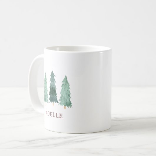 Create Your Own Personalized Name Christmas Mug (Devant gauche)