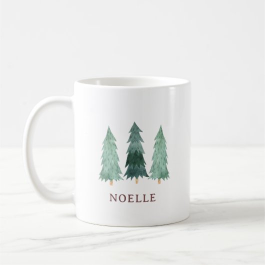Create Your Own Personalized Name Christmas Mug (Gauche)