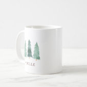 Create Your Own Personalized Name Christmas Mug Koffiemok (Voorkant links)