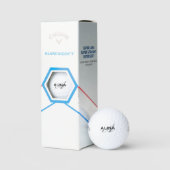 Create Your Own Personalized Name Monogram Golfballen (Verpakking)