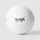 Create Your Own Personalized Name Monogram Golfballen (Voorkant)