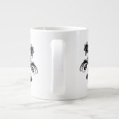 Create Your Own personalized Template Text  Extra Grote Beker (Achterkant)