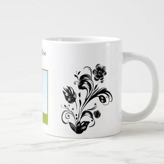 Create Your Own personalized Template Text Extra Grote Beker (Rechts)