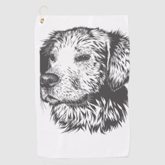 Create Your Own Pet Dog Customized Golfhanddoek
