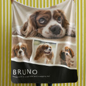 Create Your Own Pet Photo Fleece Deken